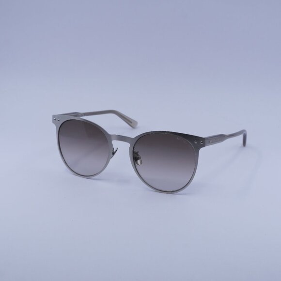 Bottega Veneta BV0225S 002 Sunglasses Silver Square Frame, Brown Gradient Lenses main image 4